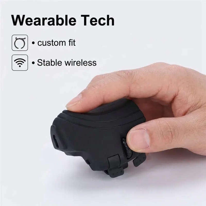 B18B High Efficiency 1000DPI Wireless Finger Ring Mouse Easy Control Portable Rechargeable 2.4Ghz