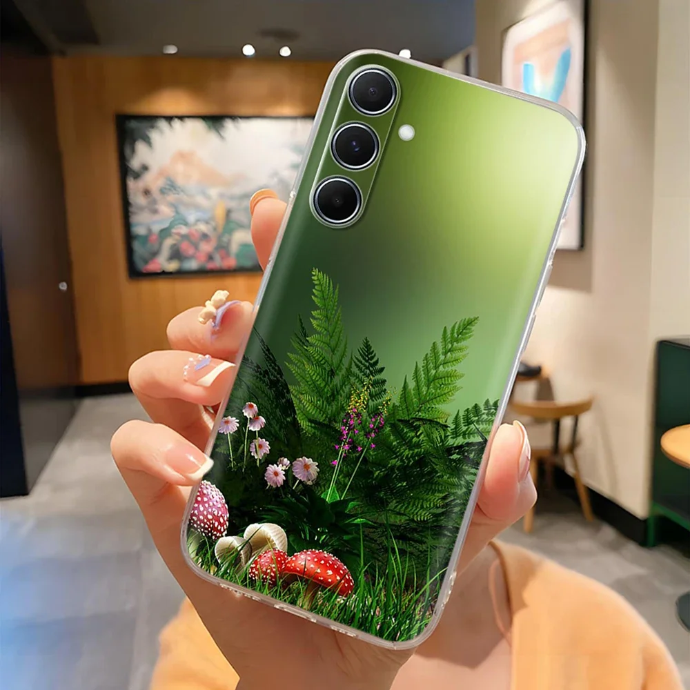 لسامسونج A26 حالة 26 SM-A266B واضح الكرتون الغطاء الخلفي لينة سيليكون الحالات الهاتف لسامسونج غالاكسي A26 SM-A266E للصدمات