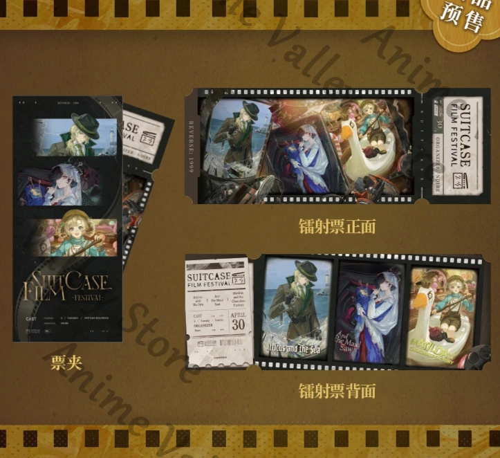 

Genuine Anime Reverse:1999 6 Tuesday Matilda Bouanich Cosplay Filmfest Laser Ticket Stub Cartoon Tickets Folder Bookmark Gift