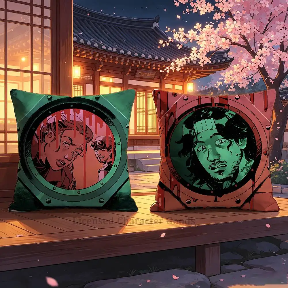 Horror I-Iron L-Lung 30x30 60x60 40x40 45x45 50x50 cm Pillow Case Holiday Print Cushion Cover Home Textile