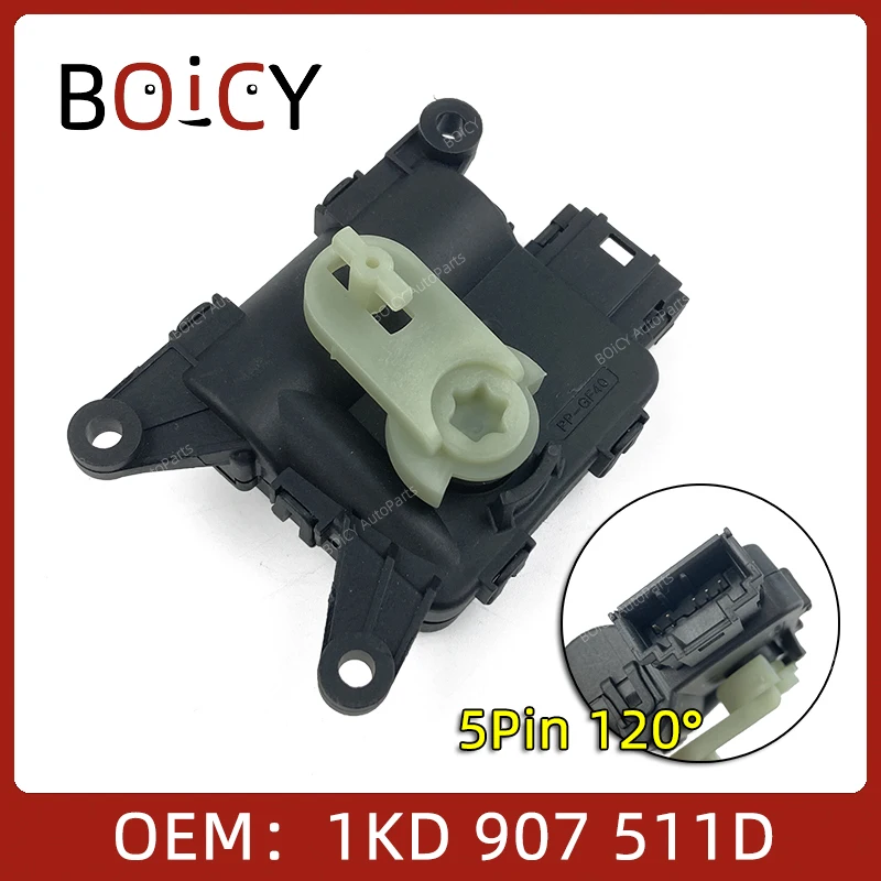 BOICY HVAC Heater Blend Door Actuator for Touran Sharan Jetta Golf Caddy Golf CC A3 Q3 TT Octivia Toledo 1KD907511D 1K1907511C