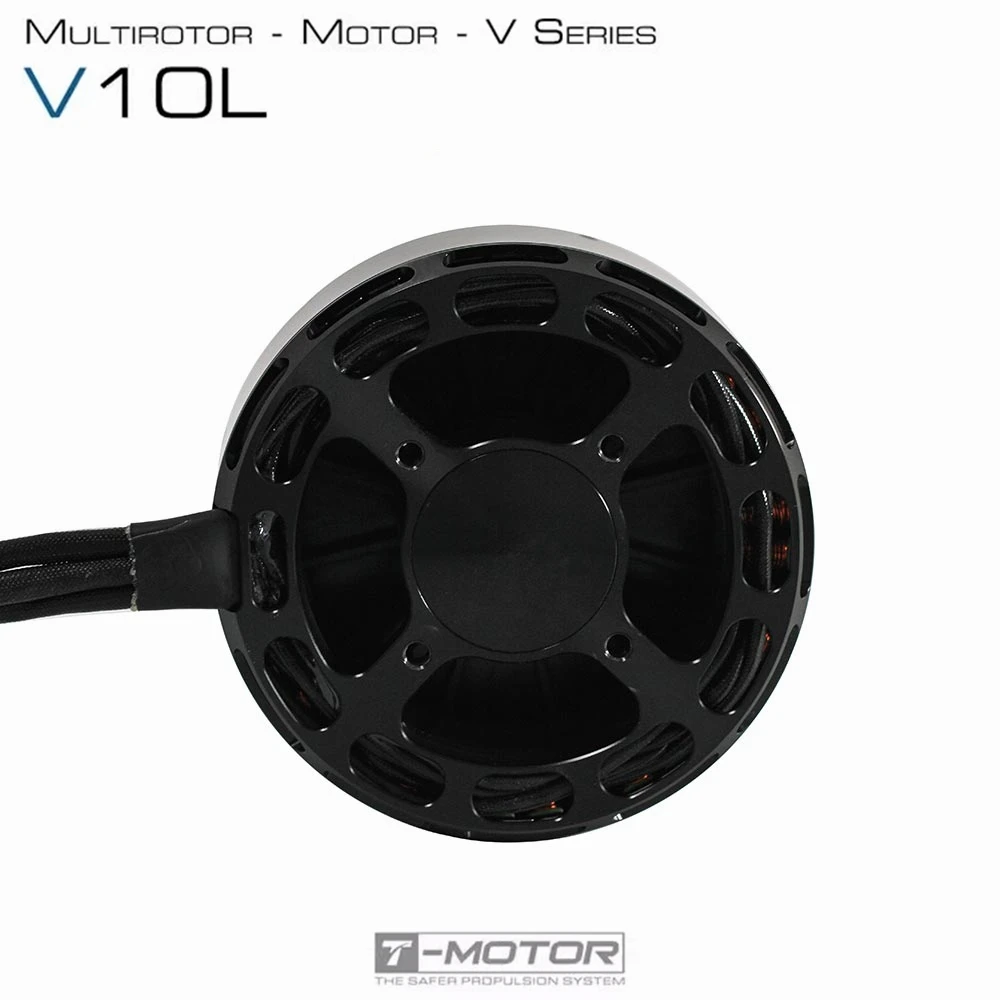 محرك T-MOTOR V Series V10L KV170 12S محرك خارجي بدون فرشاة لطائرة VTOL متعددة الدوار بدون طيار كوادكوبتر هيكسابتر Octcopter UAV