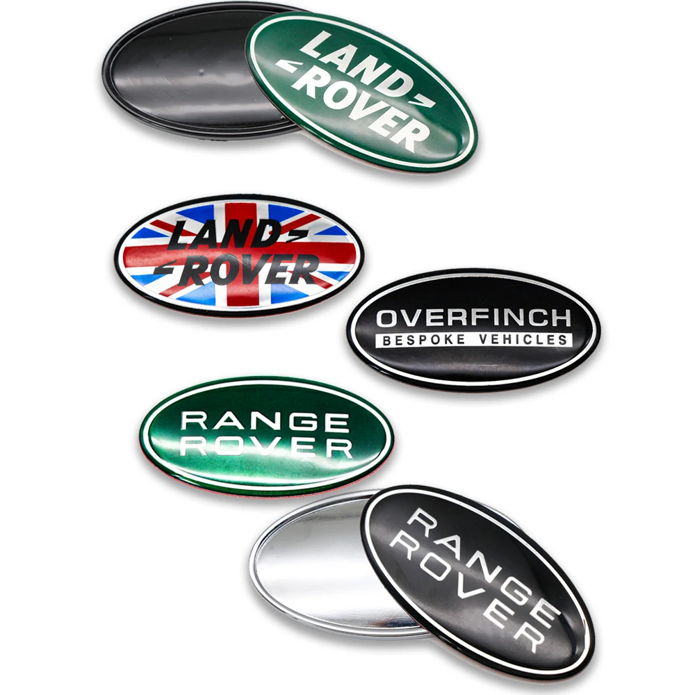 1PC Alloy Car Sticker Badge Accessories Body Metal Sticker Car Front Logo For Land Rover Ranger Freelander Sport Evoque L322