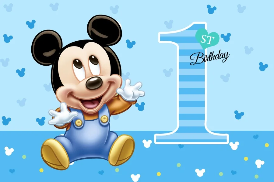 صور خلفية الوليد التصوير ميكي ماوس الأذن التصوير خلفيات التصوير الفوتوغرافي الطفل حفلة عيد ميلاد راية