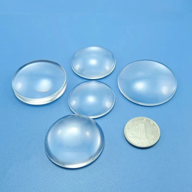 

2PCS 6mm 8mm 10mm 12mm 13mm 14mm 15mm 16 20mm 25 30 Mini Optical Glass Lens Optics Plano Convex Condenser LED No Edge Lens