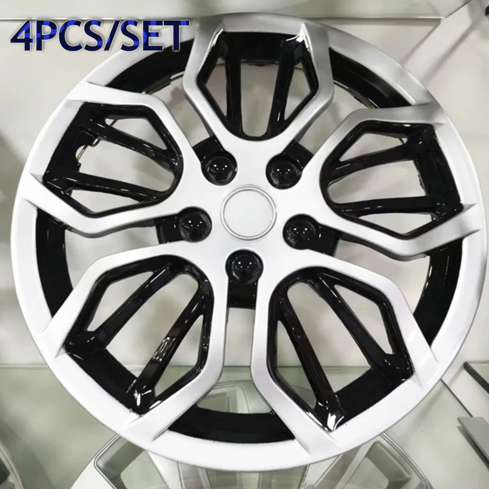4PCS/Set Universal Car Wheel Cover Hubcap Replacement R14 R15 Hub Caps Iron Steel Wheel Rim Cover Car Tire Accessories Hub Caps