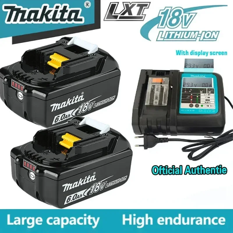 

18V 6.0Ah 100% original Makita Rechargeable Battery ,For Makita BL1830 BL1830B BL1840 BL1840B BL1850 BL1850B Power Tools Battery