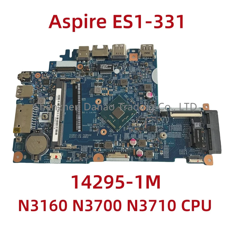 448.05T03.001M 448.05T02.001M 14295-1M For Acer Aspire ES1-331 Laptop Motherboard With N3160 N3700 N3710 CPU