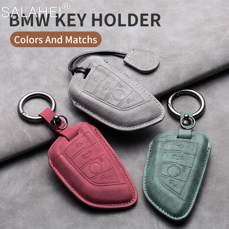 Car Key Cover Case Shell Holder Protection Fob For BMW X1 X3 X5 X6 X7 1 3 5 6 7 Series G20 G30 G11 F15 F16 G01 G02 F48 Accessory