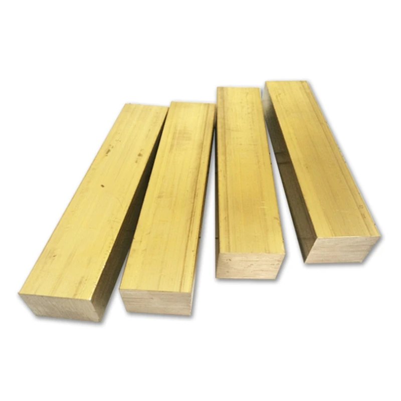 20x20x100mm 20x20x200mm H59 High Quality Brass Shaft Copper Square Flat Bar Model Maker DIY material All sizes in stock