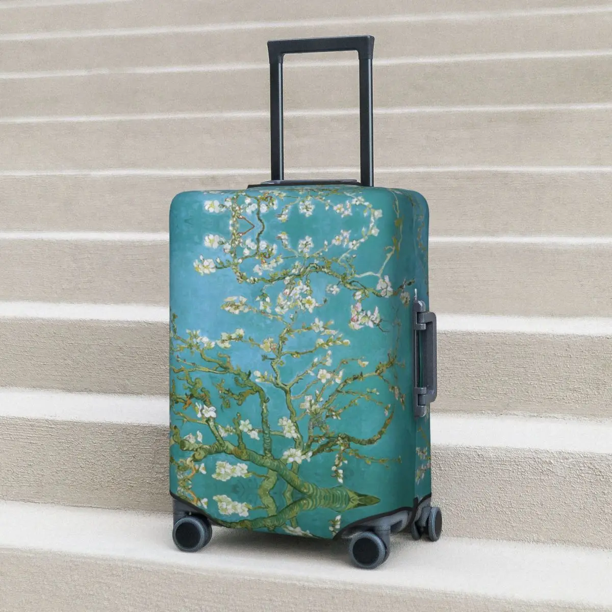 Flower Oil Painting Suitcase Cover Luxury Brand Business Protection Vacation Fun Luggage Case