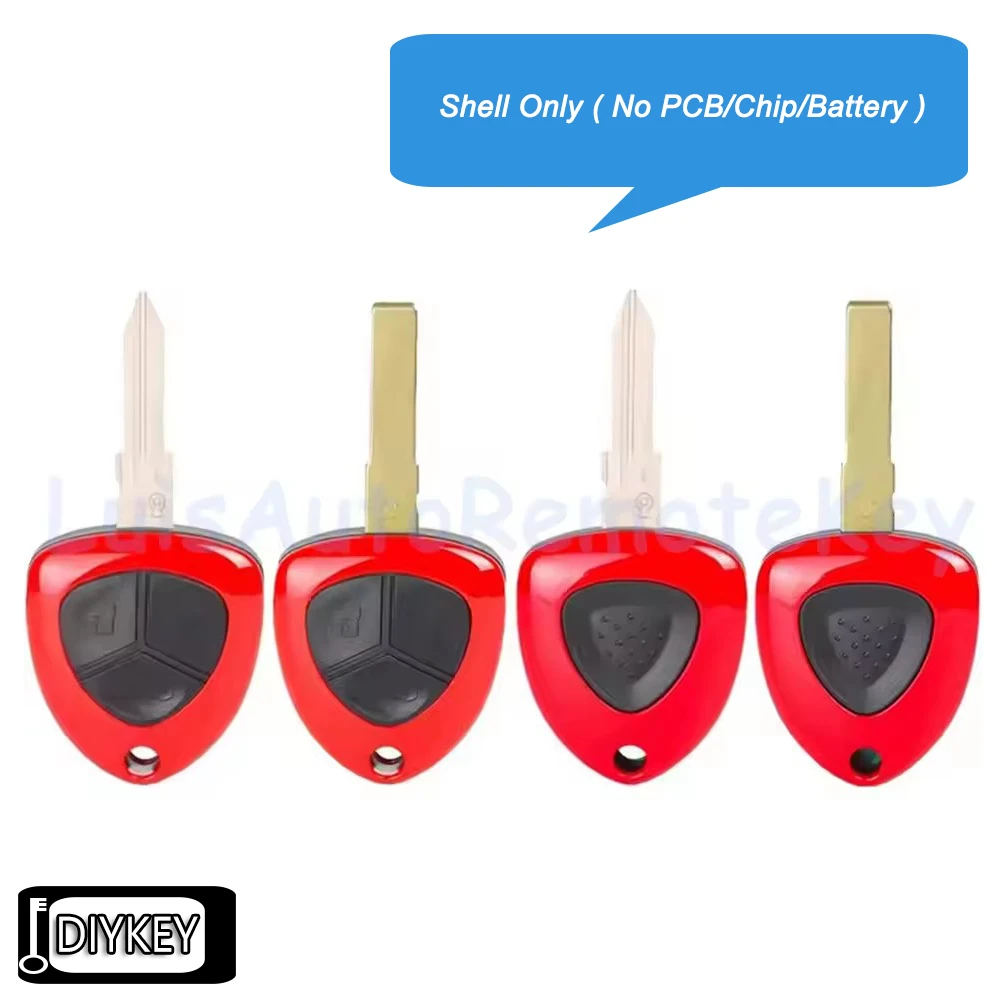 

Чехол с 3 кнопками для дистанционного ключа автомобиля, сменный чехол для Ferrari 458 Italia California 599 GTB Fiorano FF F430 без логотипа