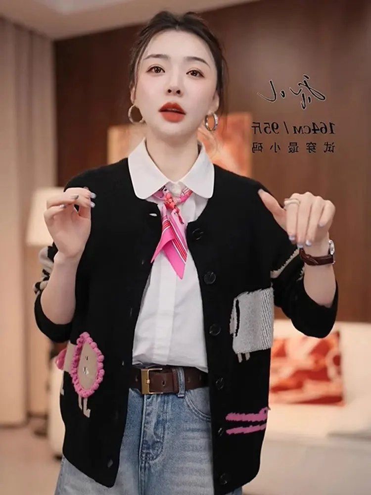 Chaleco coreano Sle con cuello Ele Svel irt, prendas de vestir exteriores para mujer, Top de principios de otoño, Material de calidad, ajuste holgado, botón D...