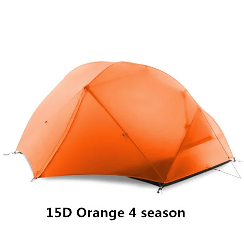 FLAME'S CREED Rucksackzelt für 2 Personen, Outdoor, Camping, 4 Jahreszeiten, Winter, 15D-Zelt, doppellagig, wasserdicht, Wandern, Überleben 4