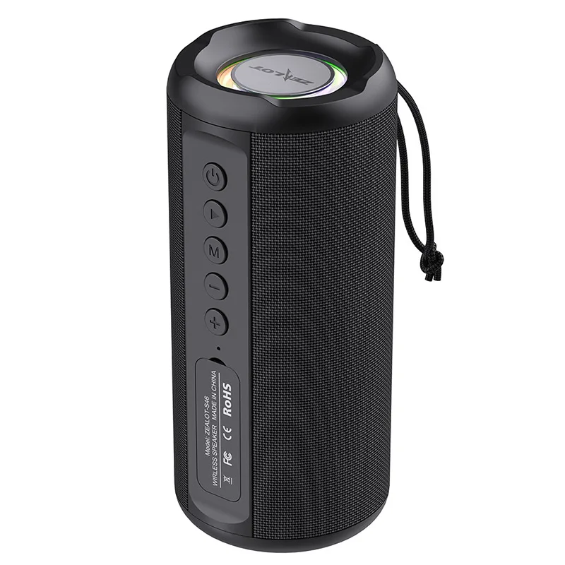 

S46 Portable Car Subwoofer Wireless for Bluetooth Audio Speaker LED 5W Output Battery for Home Theatre Outdo