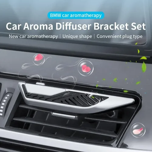 Imagen 2 del producto Adecuado para BMW soporte de salida de aire de aromaterapia montado en coche 3 Serie 5 X7X6X5X4X3X2X1 fragancia sólida automotriz para coche