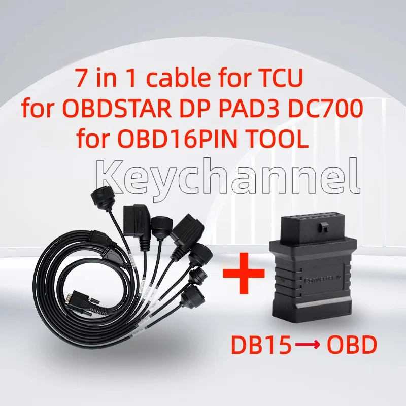 

Gearbox TCU Cable 12v DC Data Cable Adapter Clone TCM Cable for VAG DQ250 DQ200 DQ380 DQ500 VL381 VL382 DL501 for OBDSTAR PAD3