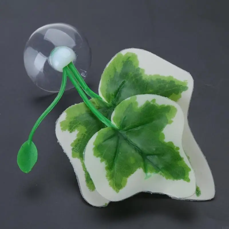 R1WB Betta Fish Leaf Leaf Pad Cup Cup Leaf Hammock Resting Beding Spawning Spot Accessous