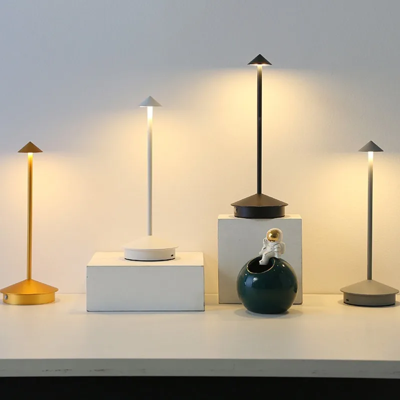 

5V USB Rechargeable Table Lamp Creative LED Night Light Dining Touch Led Hotel Bar Restaurant Home Decorative Desktop Lamp
