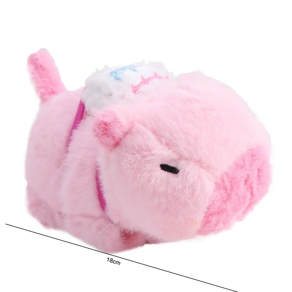 Pulsera de bofetada para roedores de capibara, serie de simulación, muñeca de peluche giratoria, pulsera de bofetada, pulsera de felpa de capibara estilo muñeca suave