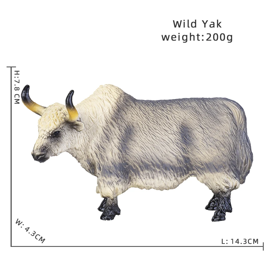 Nutztiere Milch Kuh Geflügel Rinder Kalb Stier Bison Ox Action figuren Sammlung PVC frühen pädagogischen Spielzeug Kinder Geschenk – Detail 13
