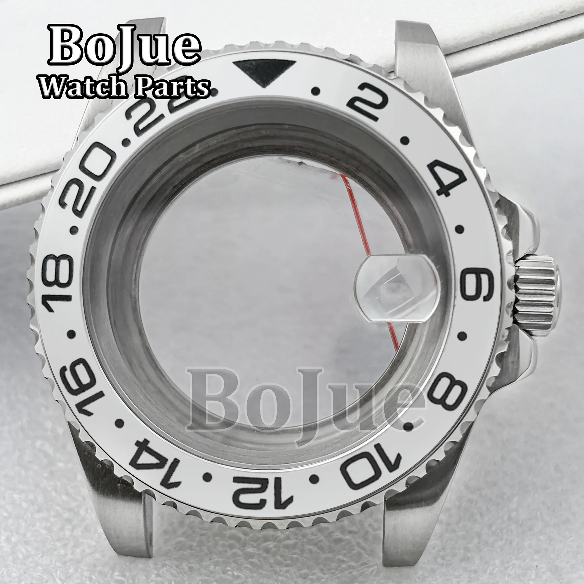 

40mm NH35 Case 100M Waterproof NH34 NH35 NH36 Watch Case Stainless Steel Watch Parts for GMT master 120clicks Bezel Glass Back