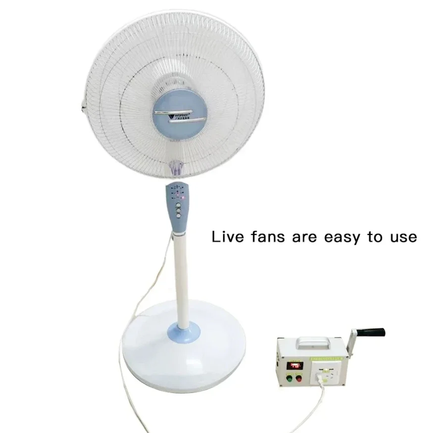 Imagem -05 - Gerador de Manivela Portátil Gerador Manual Tesouro de Carregamento do Telefone Móvel Fonte de Alimentação de Emergência ao ar Livre 220v 12v 5v 30w