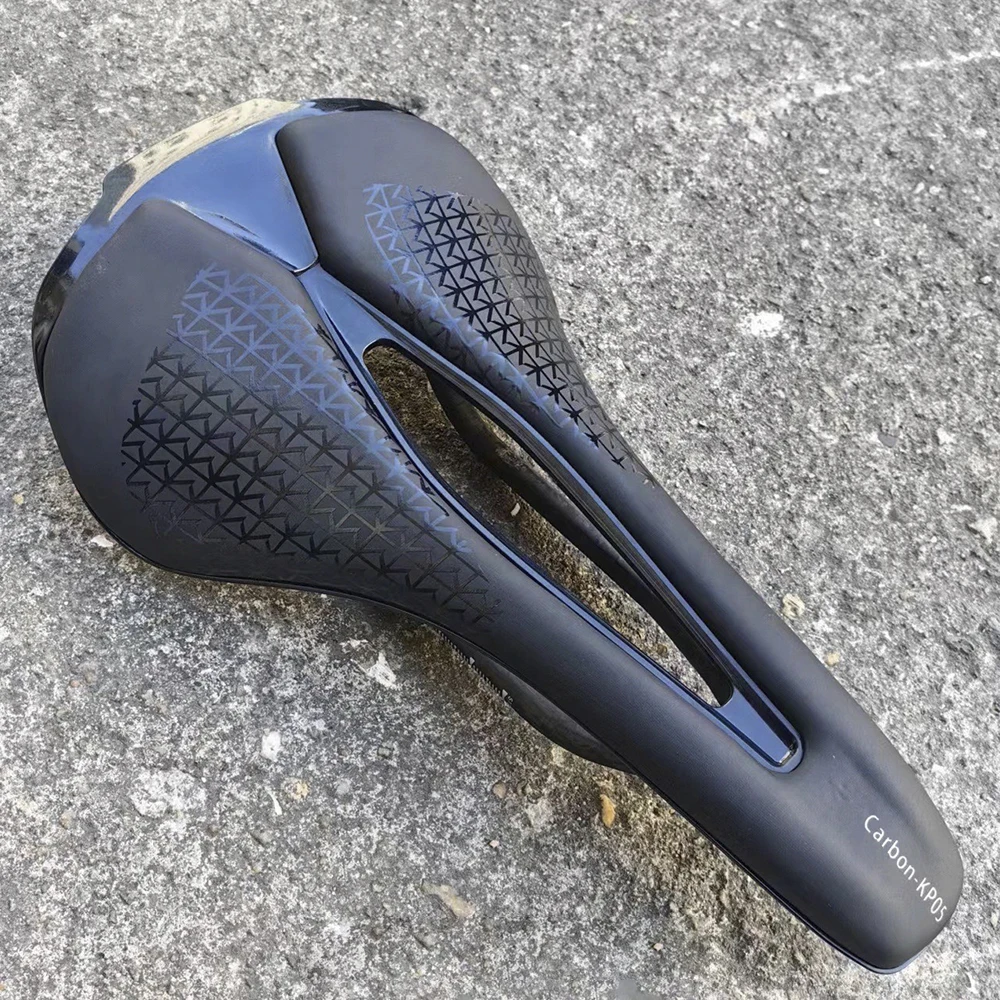 

1Pc Bicycle Riding Seat Ultralight Carbon Bow Cushion Mountain Road Bike Saddle Leather Cushion Hollow Soft Seat Accessories