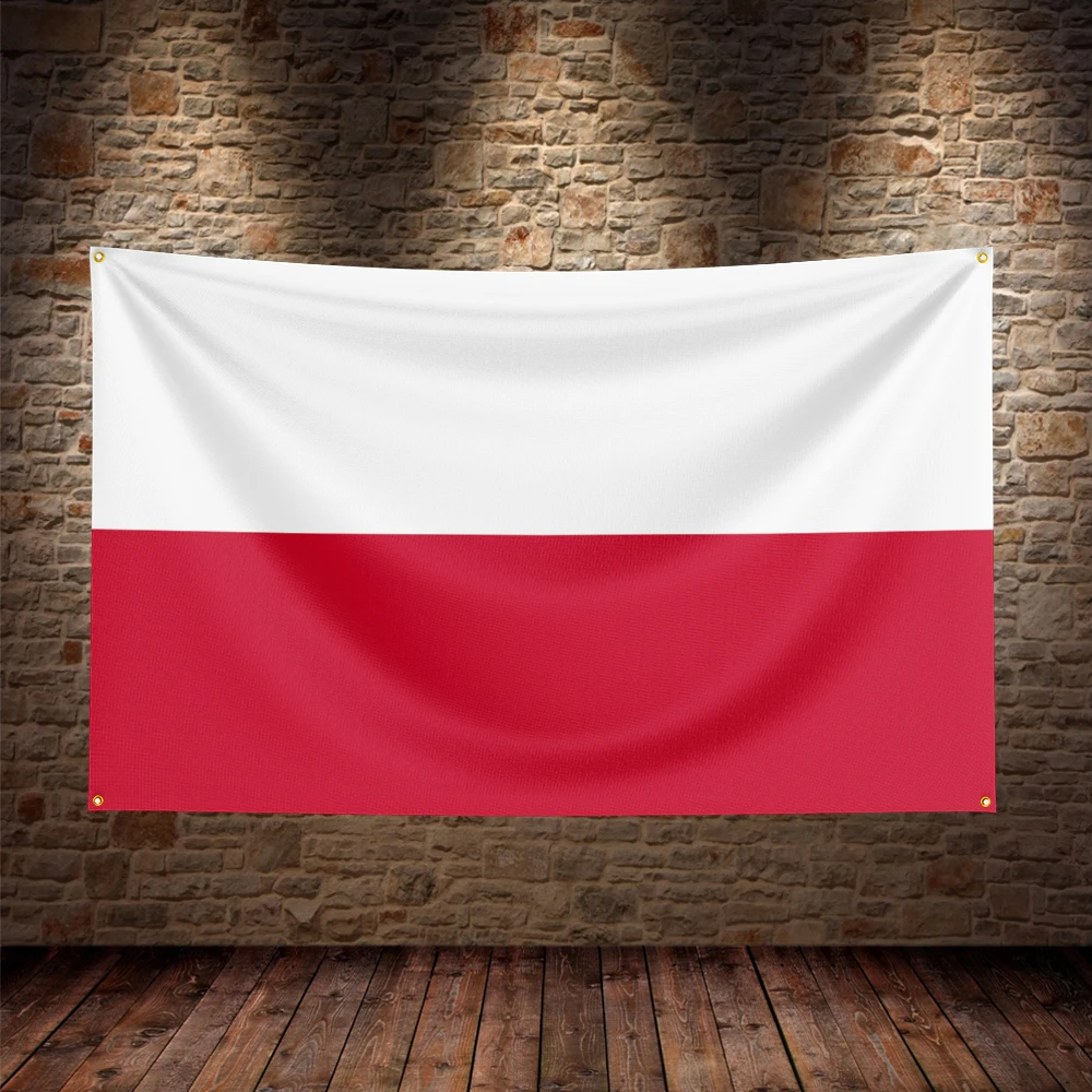 Single-sided printing of the Poland flag wall decoration