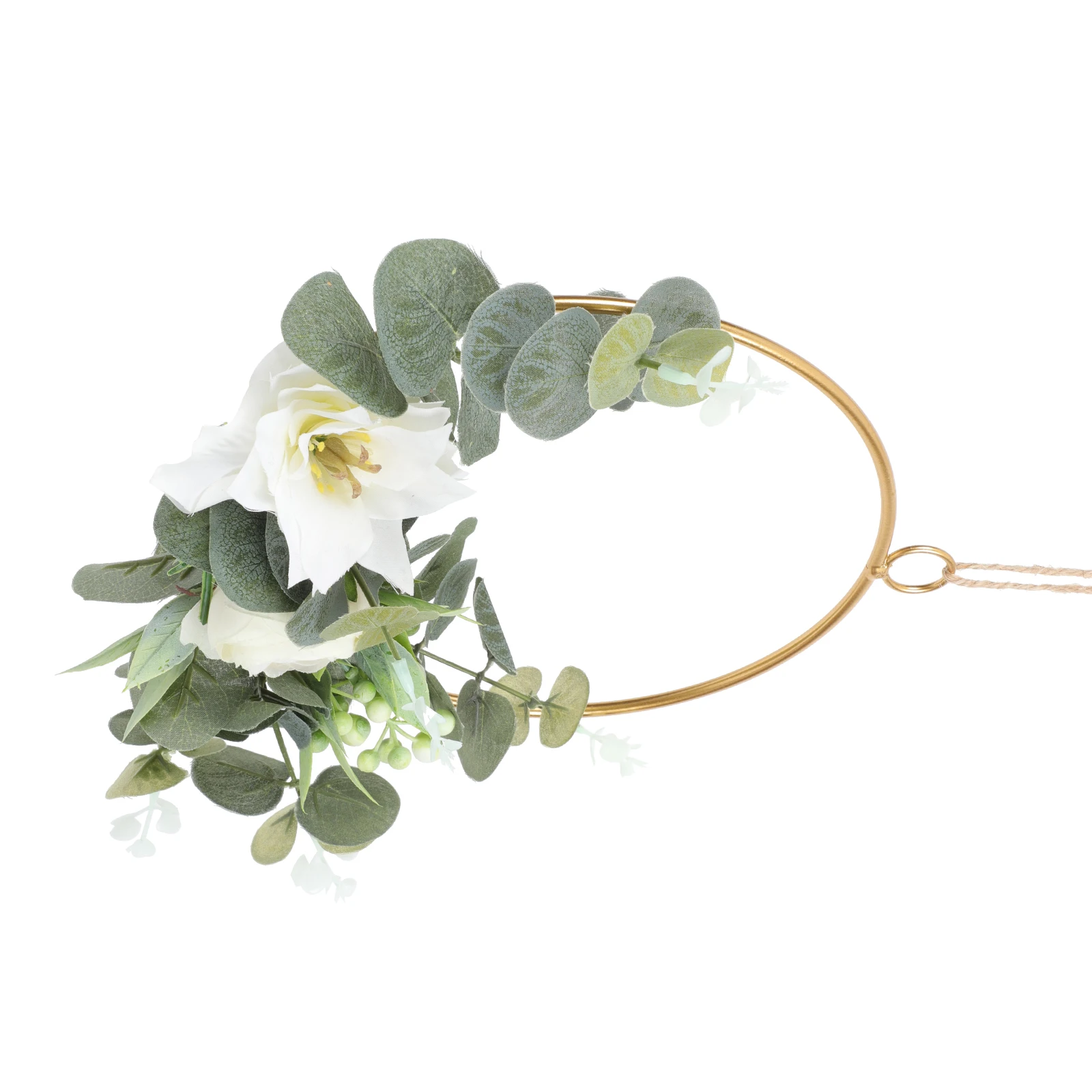 

Simulated Wreath Ornament Home Hanging Decor Fake Floral Garlands for Flower Wreaths Door Fairy Artificial Hoop Faux
