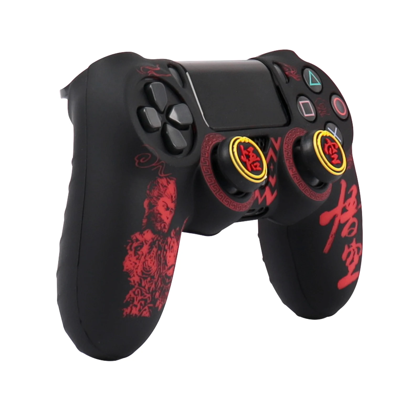 Soft Silicone Protective Case Cover For Playstation 4 Controller Skin Gamepad Games Accessories For PS4 Control with Joystick Ca