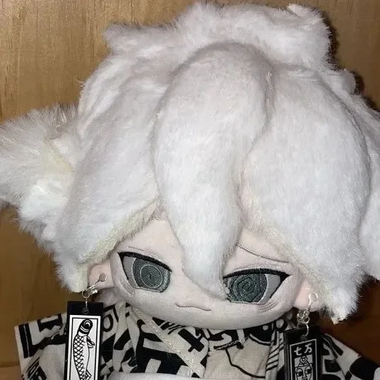 Anime Role Nagito Komaeda Monster Handsome Boy Cosplay Plush Doll Skeleton Body Dress Up Cotton Stuffed Plushie Toys Xmas Gift