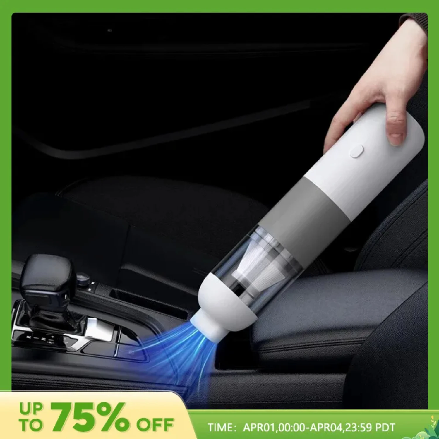 Rechargeable Handheld Car Vacuum Cleaner - Dual Purpose Wireless Dust Catcher