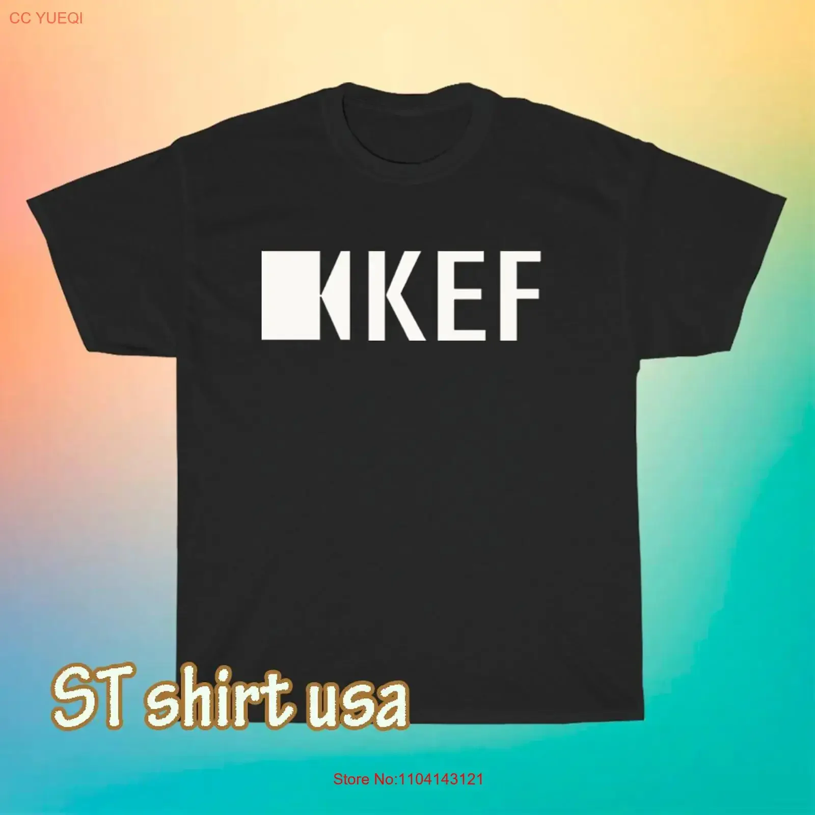 New KEF Subwoofer Speaker Logo T Shirt Funny Size S to 5XL vintage Washed designer clothes fashion Slightly Comfortable