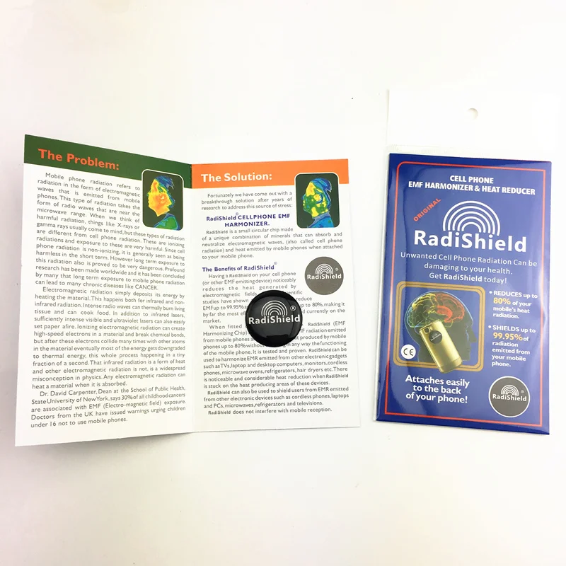 

Mobile Phone Anti Radiation Stickers | RadiSafe 3G | 4G | 5G EMR-F-P Protection