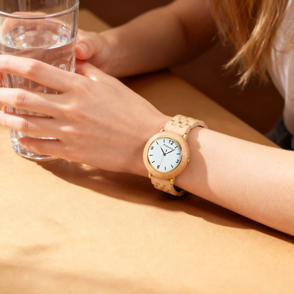 BOBO BIRD женские деревянные часы модные роскошные японские кварцевые наручные часы подарочная коробка на годовщину персонализированные дропшиппинг