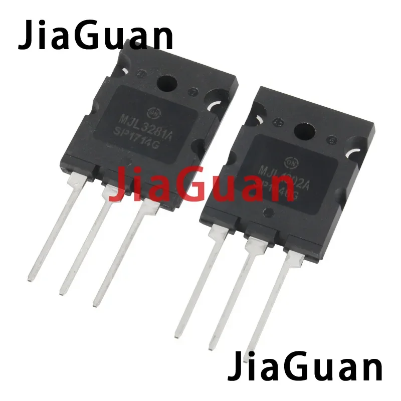 

1pair new ON MJL1302A MJL3281A TO-264 15A 260V 200W Audio Tube 3281 1302 A Audio output high power transistor 1302/3281