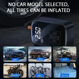 Elektrische Luftpumpe für Draht -freie/Drahtluftkompressor, Motorradreifen aufblenden Pumpe, Fahrrad, Boot, aufblasbare Automobilreifenkugeln 12 Hauptverkaufsroller automatisch - №1