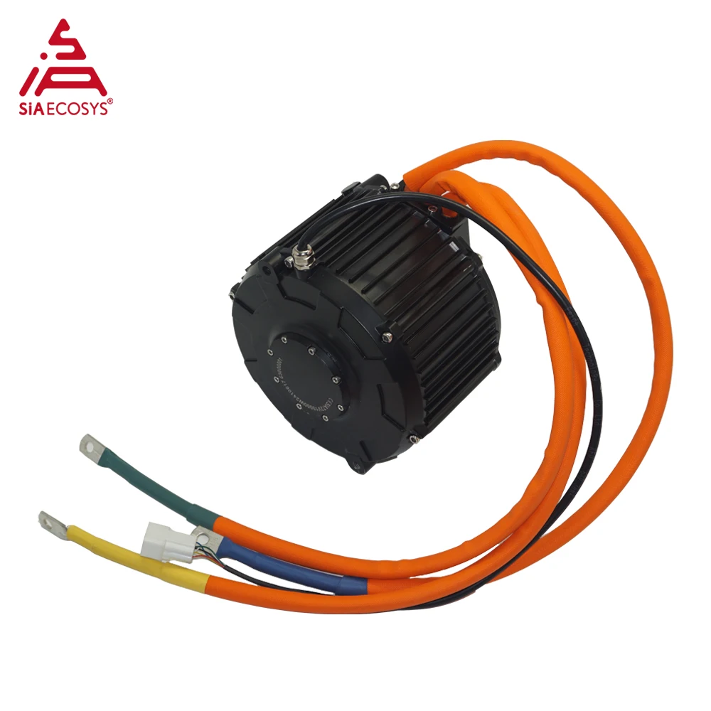 QSMOTOR QS165 72V 10000W PMSM Mid-Drive Motor for Electric Motorcycle E-Bike Off-Road with Hall/Encoder
