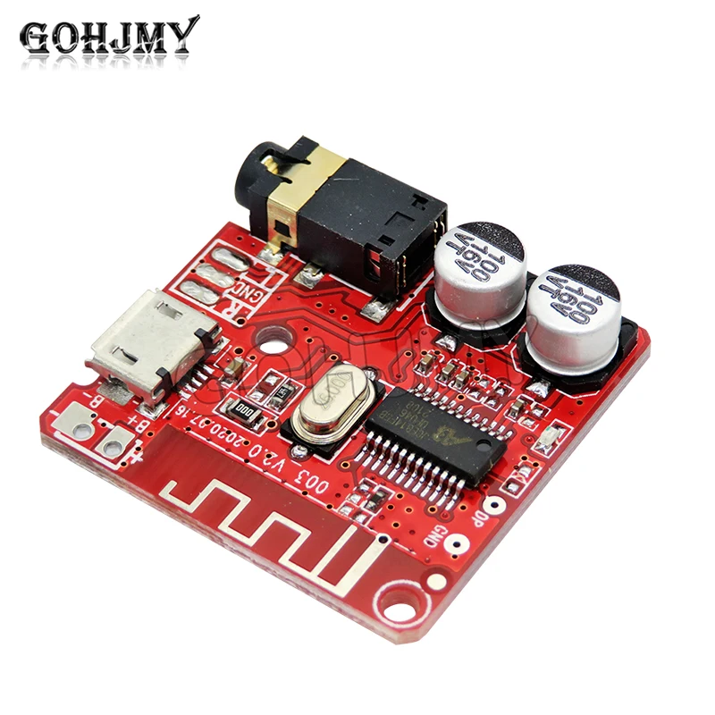 Bluetooth Audio Receiver board Bluetooth 4.0 4.1 4.2 MP3 Lossless Decoder Board Wireless Stereo Music Module  3.7-5V XY-BT-Mini