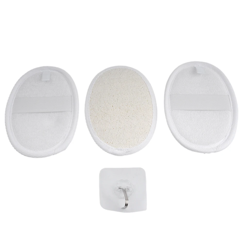 

Health Bath Loofah Sponge Bath Bathtub Beige Body Scrubber Cleaning Skin Exfoliating Natural Soft Shower Brushes