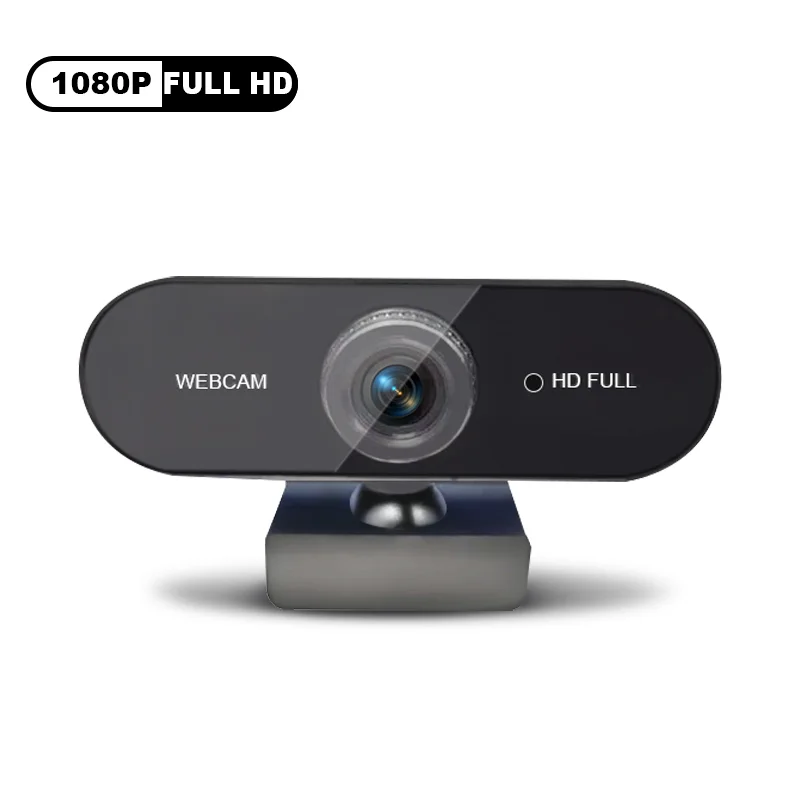 Webcam HD 1080P Webcam with microphone, usb interface supports laptop desktop computer, suitable for live video call conference