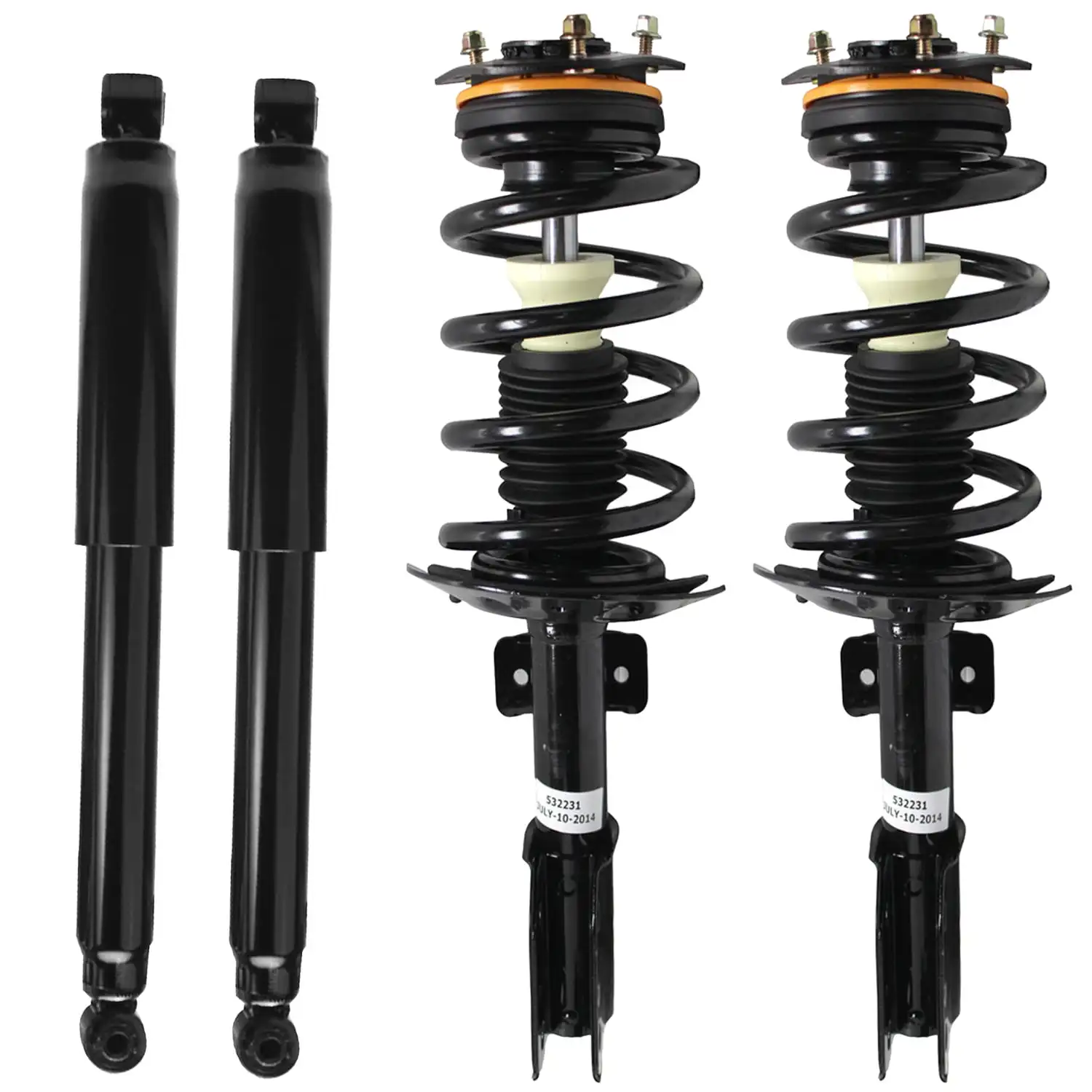 

Амортизаторы стойки для FWD 2005-2009 Chevy Uplander 05-07 Buick Terraza Relay [с самовыравнивающейся Sus.] Полные 2 передние стойки с катушкой