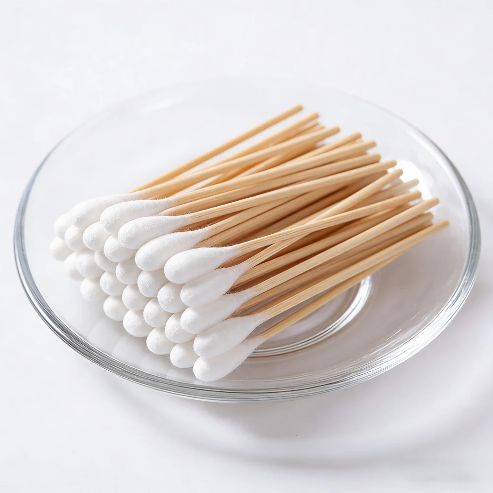 

Long Cotton Swabs 10 Inch, 50pcs Cotton Tipped Applicators with Large 15cm Diameter Swab for Cleaning,Tattoo,beauty,Large Round