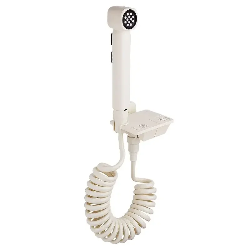 

One in two out toilet flushing pressurized nozzle