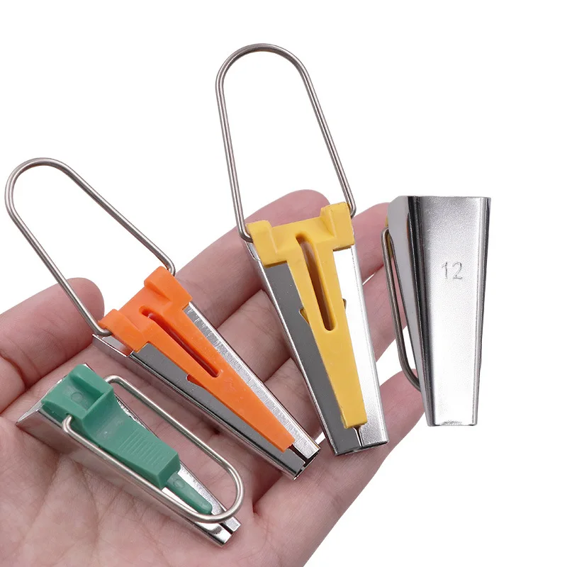 1pcs Sewing Accessories Bias Tape Maker 6/9/12/18/25mm Fabric Binding Maker Tools On Foot for DIY Hand Sewing Quilting Supplies