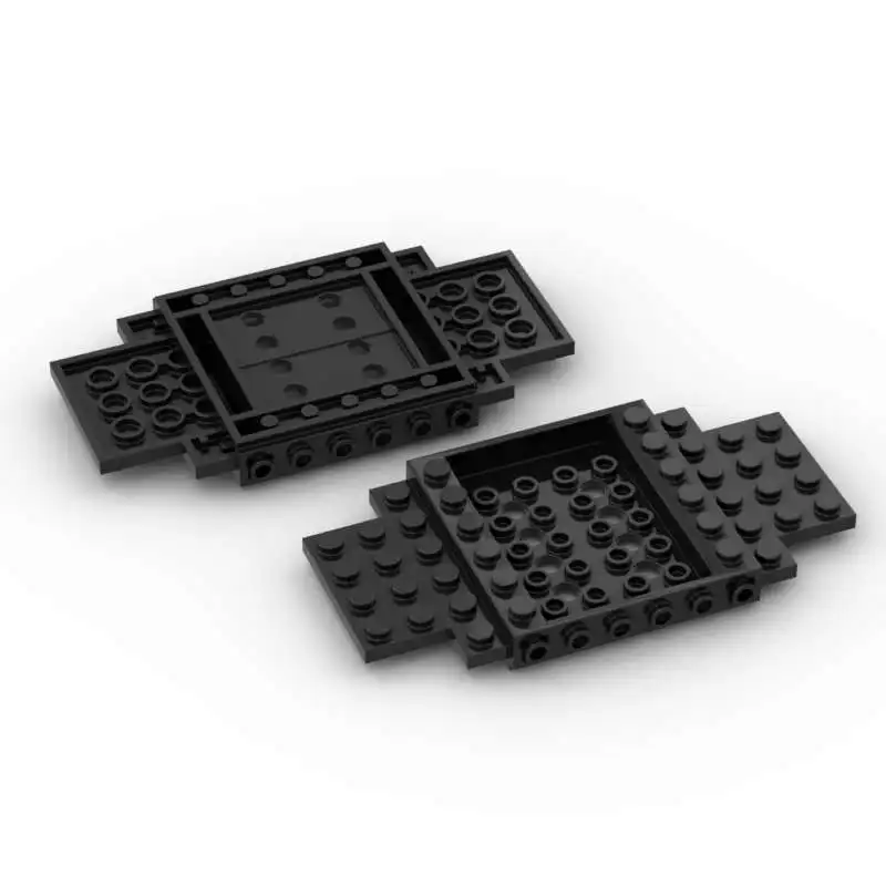 65634 Base 6 x 12 x 1 with 5 x 4 Recessed Center Brick Collections Bulk Modular GBC Toys For Technical MOC DIY Buildings Blocks