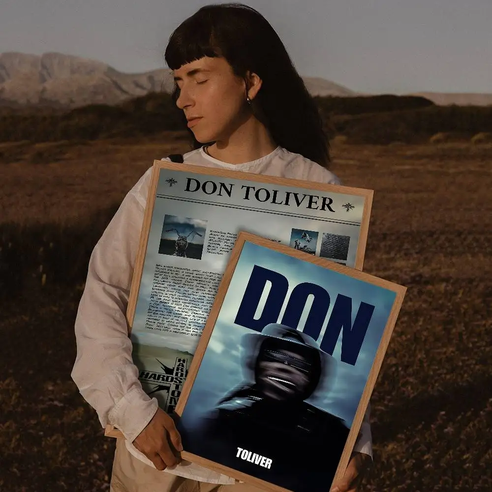 Rapper D-Don Toliver Classic Anime Poster Waterproof Paper Sticker Coffee House Bar Room Wall Decor