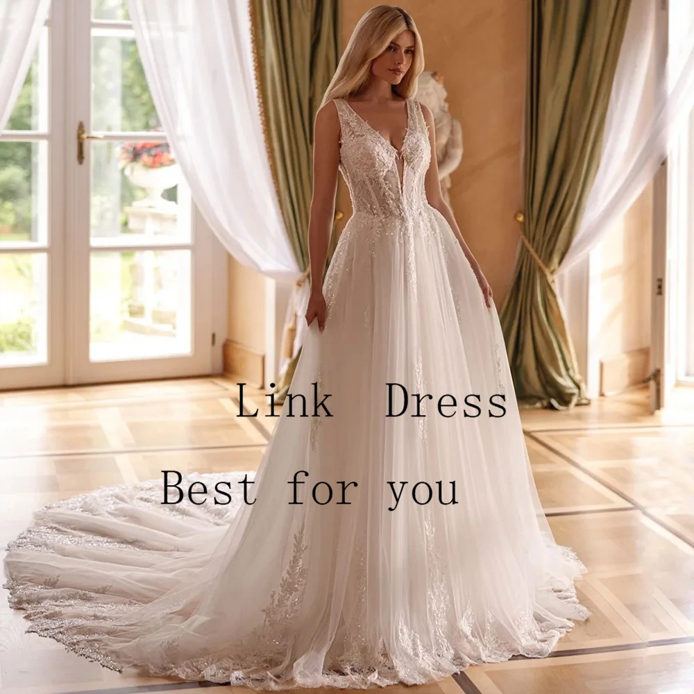 Spaghetti Straps Wedding Dresses for Ladies Empire Soft Tulle Bridal Gowns Exquisite Sleeveless Vestidos De Novia 2026 Summer