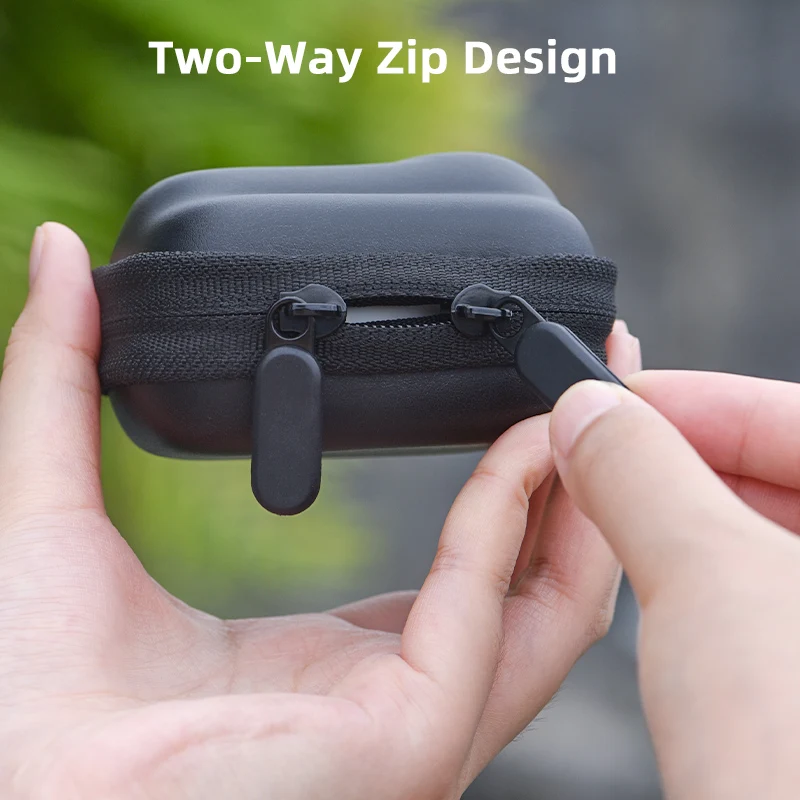 Brdrc mini aufbewahrung tasche für insta360 go 3/go 3s kleine trage tasche reise tragbare tasche mit karabiner action kamera zubehör – Detail 12